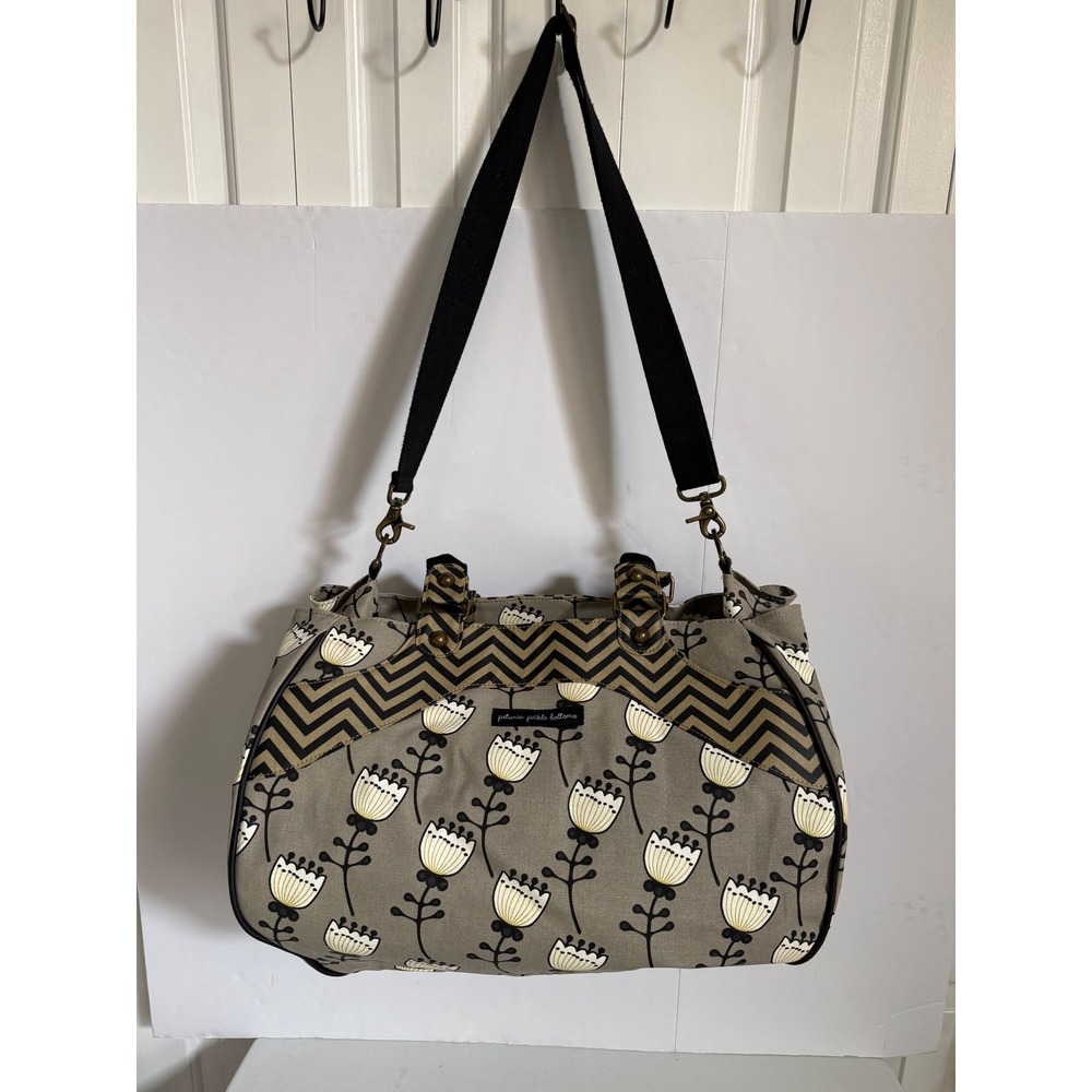 Petunia Pickle Bottom Wistful Weekender Large Tote Bag Diaper Bag Tulips